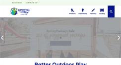 Desktop Screenshot of groundsforplay.com